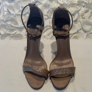 SCHUTZ Brown Glitter Heels
